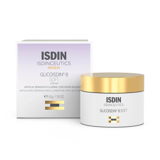 ISDIN Isdinceutics Glicoisdin® 8 Soft Exfololiating Face Cream 50g – Image 1